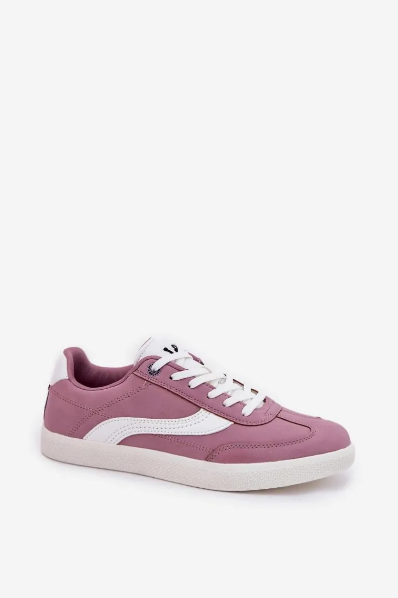 Outlet Lee Sneakersy Damskie LIAN WOMEN LOW 50251005.72G Fioletowe Fioletowy