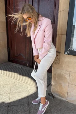 Outlet Lee Sneakersy Damskie LIAN WOMEN LOW 50251005.72G Fioletowe Fioletowy