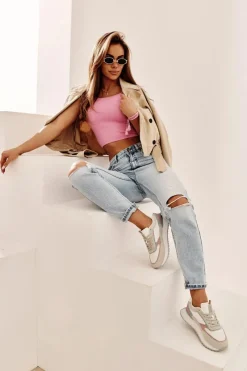 Online Sneakersy Damskie Memory Foam System Big Star NN274690 Białe Damskie Buty Sportowe Na Platformie|Buty Sportowe Big Star