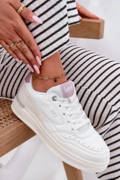 Best Sneakersy Damskie Na Platformie EMMA WOMEN LOW 50251014.00L Białe Damskie Sneakersy Damskie