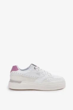 Best Sneakersy Damskie Na Platformie EMMA WOMEN LOW 50251014.00L Białe Damskie Sneakersy Damskie