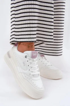 Best Sneakersy Damskie Na Platformie EMMA WOMEN LOW 50251014.00L Białe Damskie Sneakersy Damskie