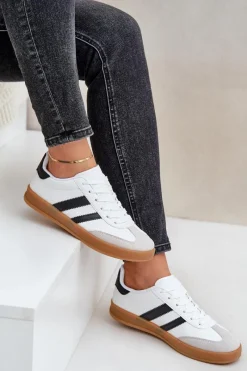 Online Sneakersy Damskie Niskie Białe Ennorwen Damskie Sneakersy Damskie