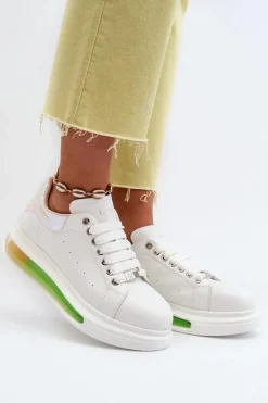 New Sneakersy Damskie Skórzane NN2N4029 Białe Damskie Sneakersy Damskie