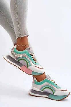 Discount GOE Sneakersy Damskie Z Ozdobą NN2N4048 Multikolor