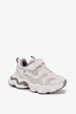 Online Sneakersy Dziecięce Na Grubej Podeszwie Białe Lianees Dzieci Dziewczęce|Back To School