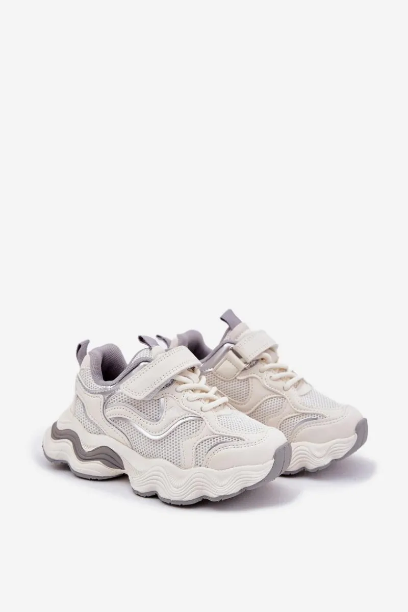 Online Sneakersy Dziecięce Na Grubej Podeszwie Białe Lianees Dzieci Dziewczęce|Back To School