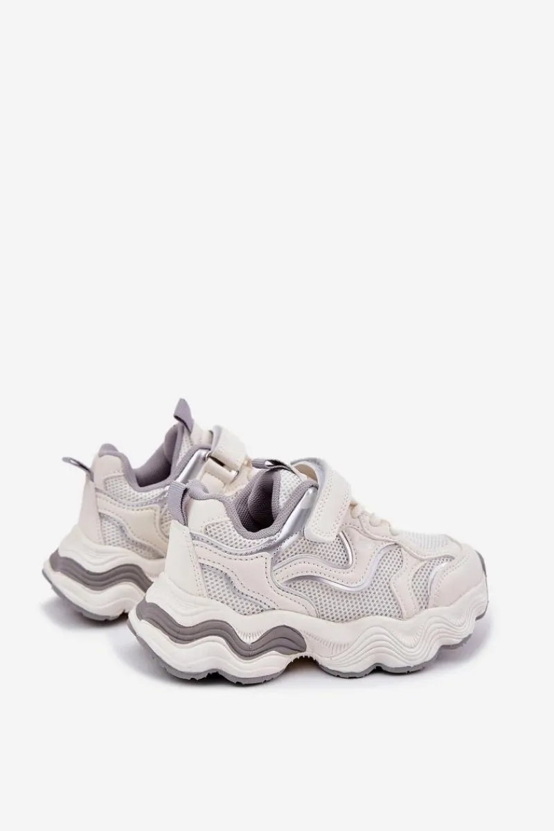 Online Sneakersy Dziecięce Na Grubej Podeszwie Białe Lianees Dzieci Dziewczęce|Back To School