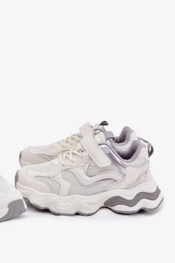 Online Sneakersy Dziecięce Na Grubej Podeszwie Białe Lianees Dzieci Dziewczęce|Back To School