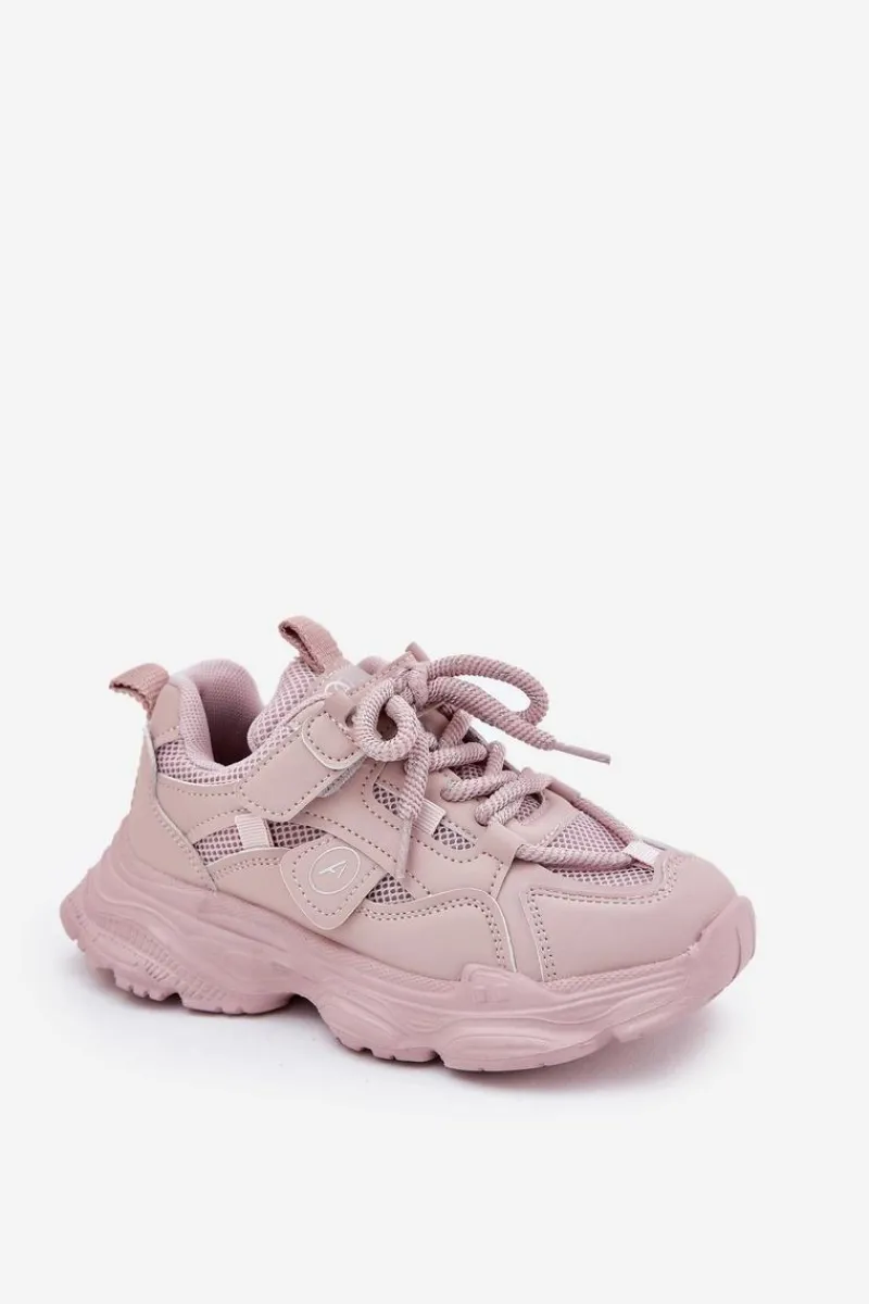 Online Sneakersy Dziecięce Na Platformie Różowe Hanomess Dzieci Dziewczęce|Back To School