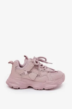 Online Sneakersy Dziecięce Na Platformie Różowe Hanomess Dzieci Dziewczęce|Back To School