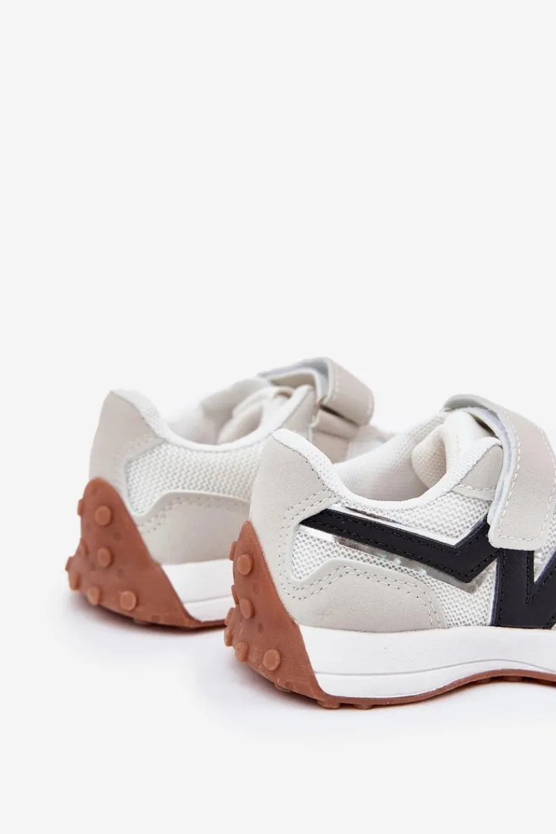 Chłopięce|Dziewczęce>Boto Sneakersy Dziecięce Na Rzep Szare Tezzu