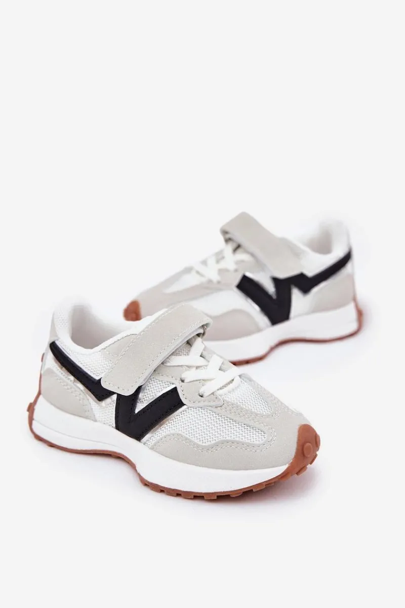 Chłopięce|Dziewczęce>Boto Sneakersy Dziecięce Na Rzep Szare Tezzu