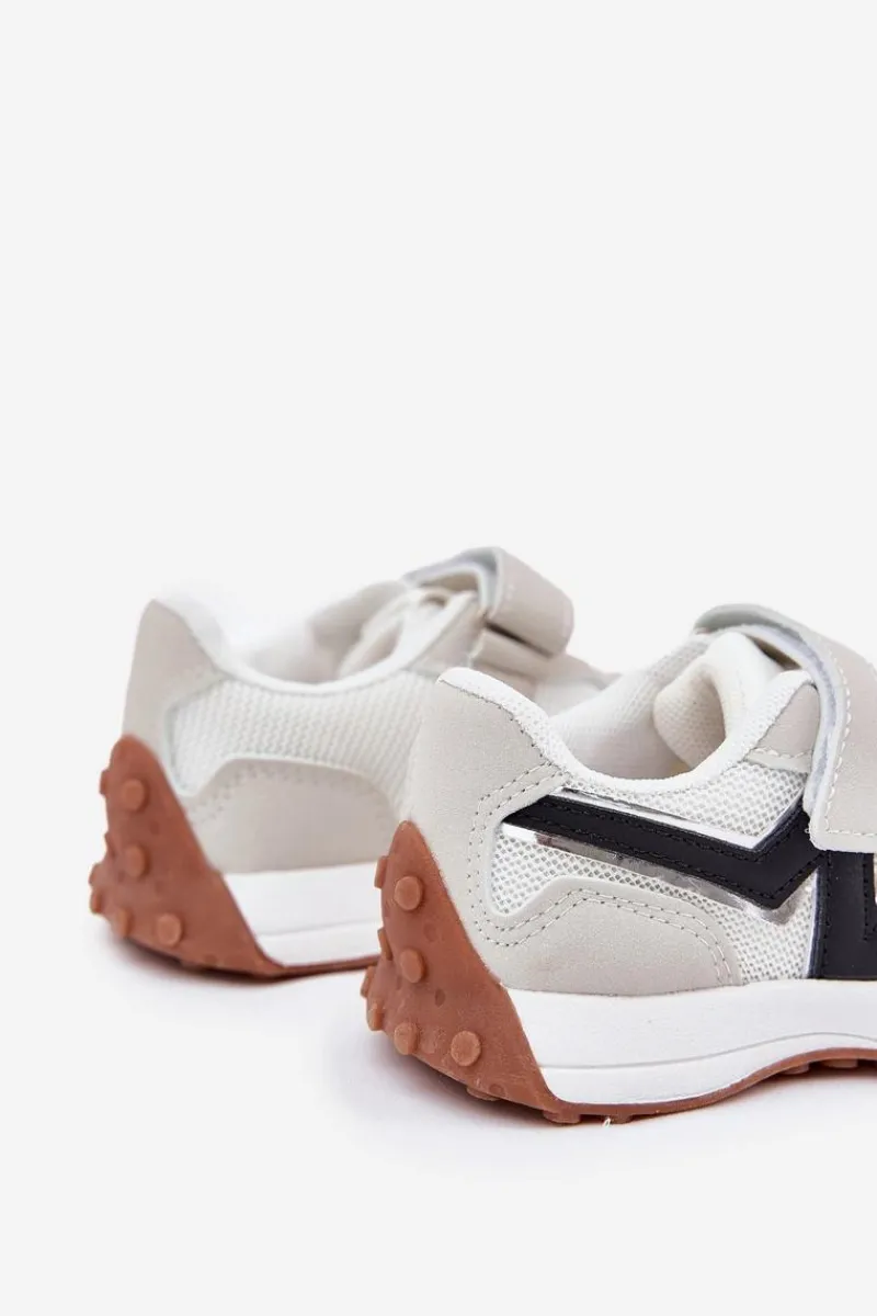 Chłopięce|Dziewczęce>Boto Sneakersy Dziecięce Na Rzep Szare Tezzu