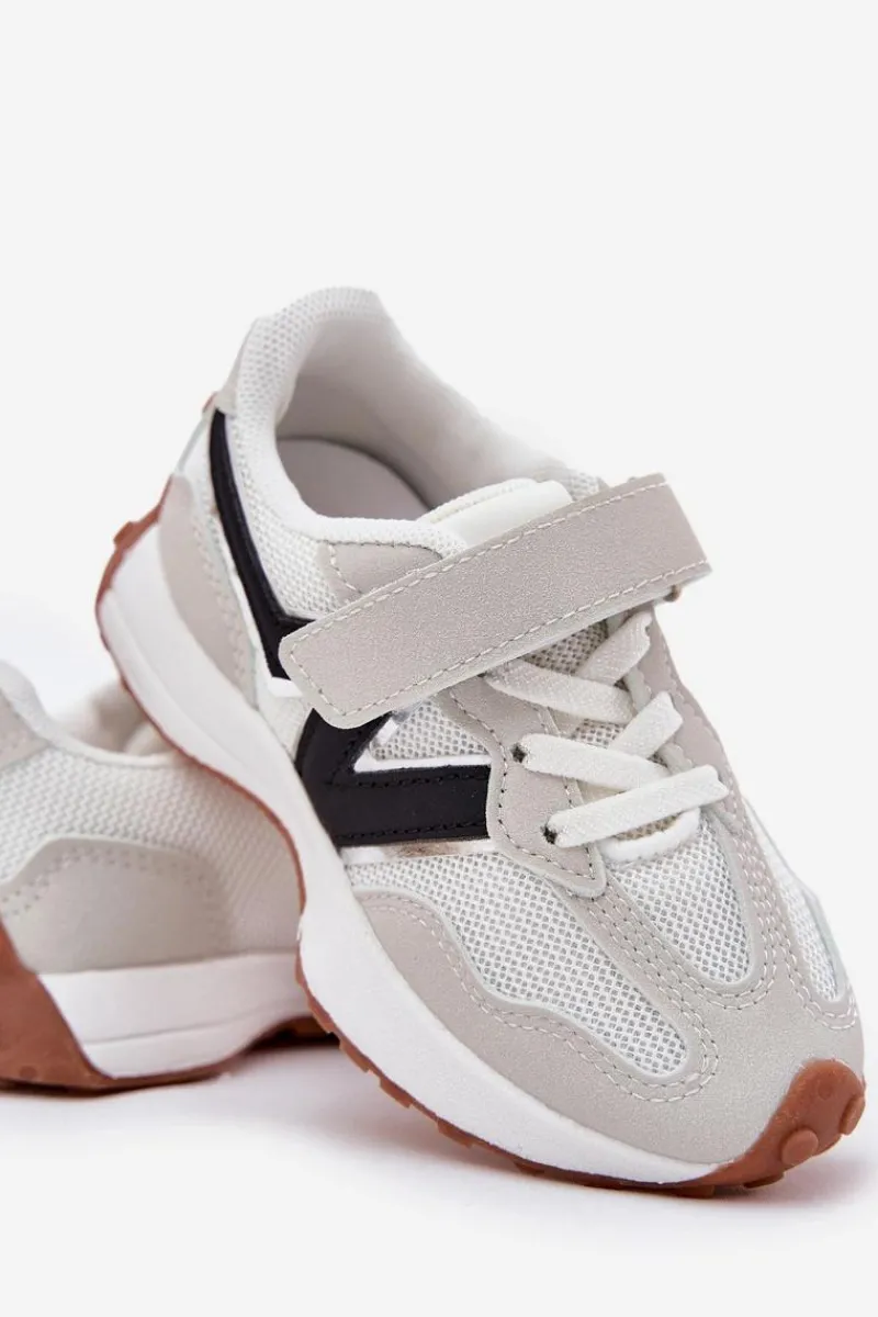 Chłopięce|Dziewczęce>Boto Sneakersy Dziecięce Na Rzep Szare Tezzu