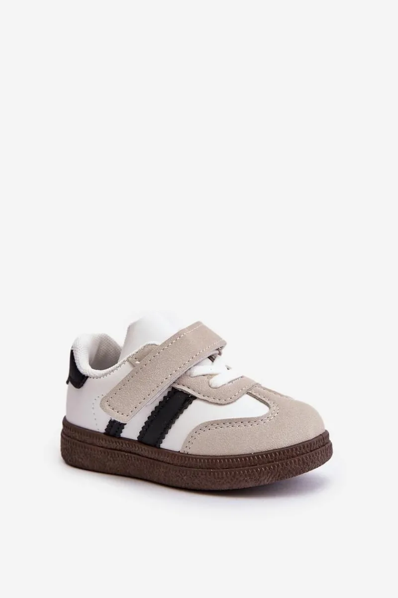 Chłopięce|Dziewczęce>Boto Sneakersy Dziecięce Na Rzep Białe Tromella