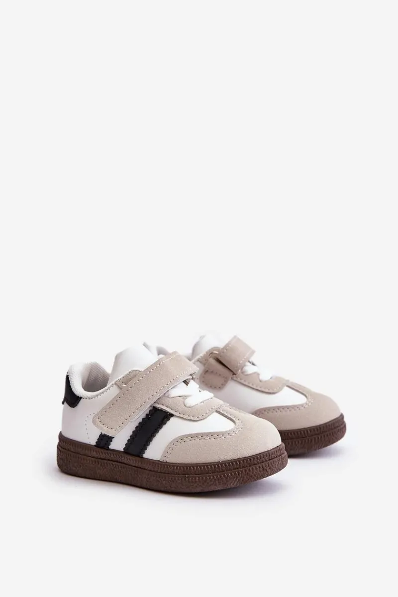 Chłopięce|Dziewczęce>Boto Sneakersy Dziecięce Na Rzep Białe Tromella