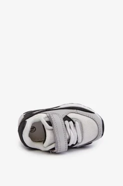 Sale Boto Sneakersy Dziecięce Na Rzep Szare Krissandra Szary