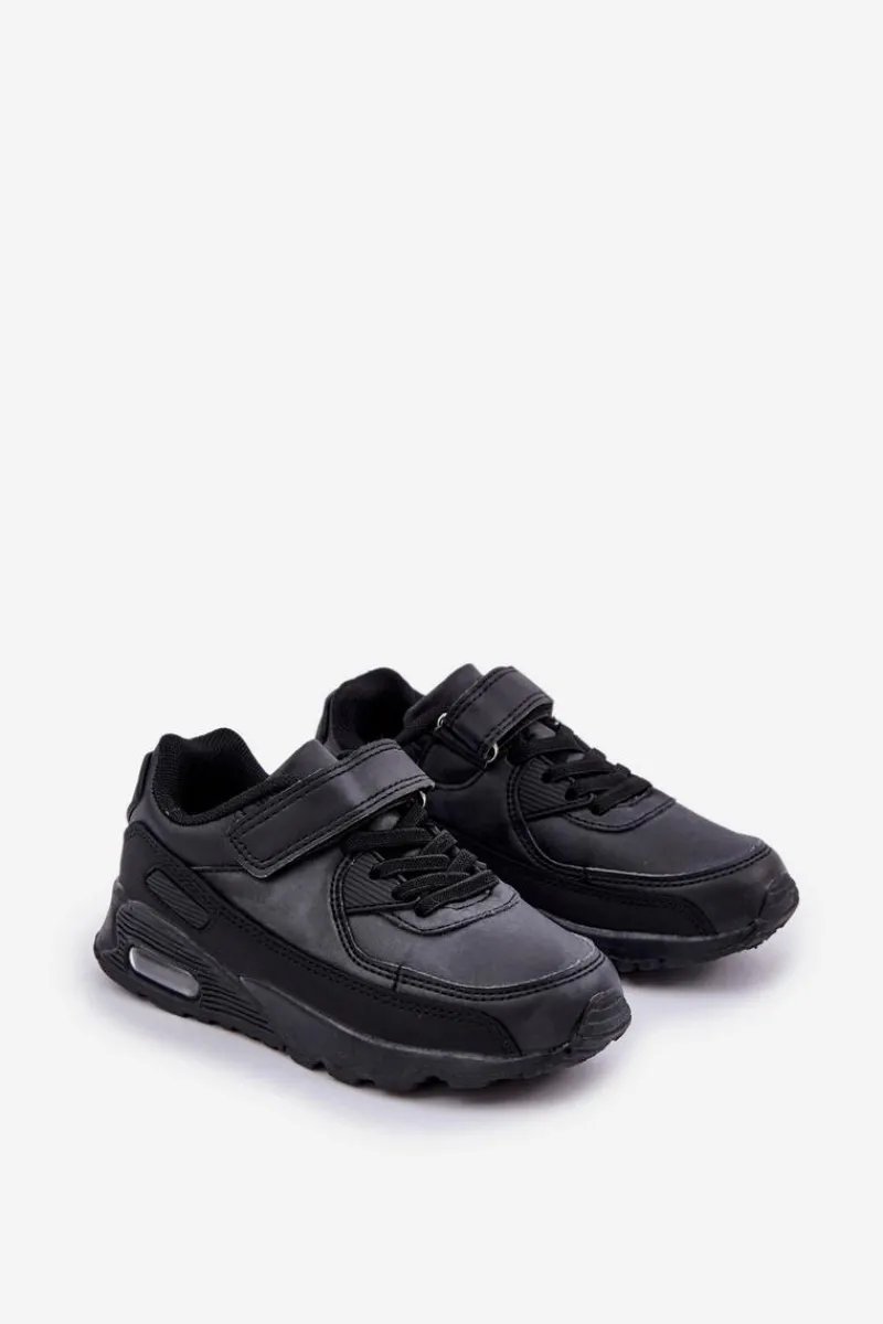 Chłopięce|Dziewczęce>Boto Sneakersy Dziecięce Na Rzep Czarne Krissandra Czarny