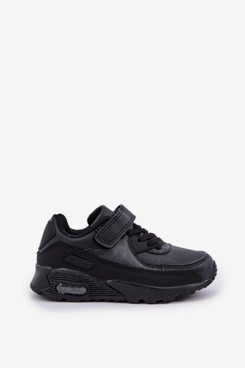 Chłopięce|Dziewczęce>Boto Sneakersy Dziecięce Na Rzep Czarne Krissandra Czarny