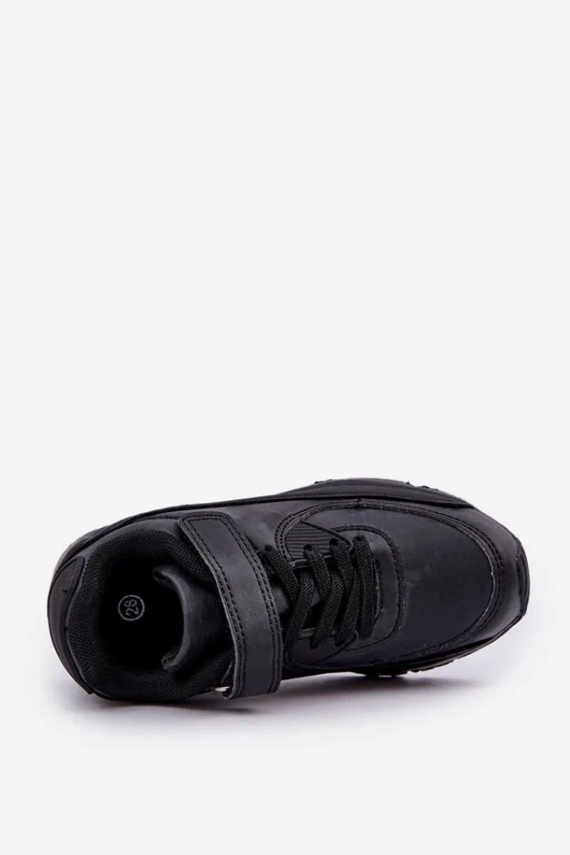 Chłopięce|Dziewczęce>Boto Sneakersy Dziecięce Na Rzep Czarne Krissandra Czarny