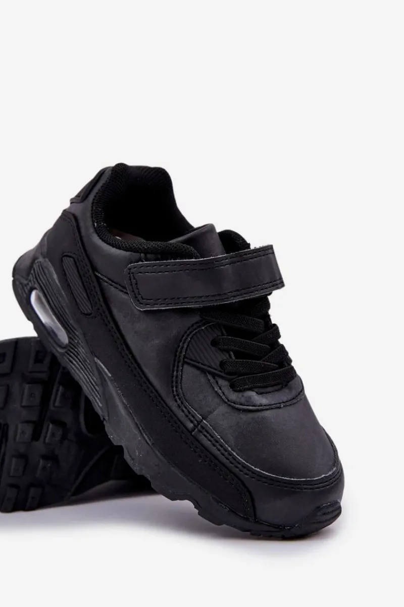 Chłopięce|Dziewczęce>Boto Sneakersy Dziecięce Na Rzep Czarne Krissandra Czarny