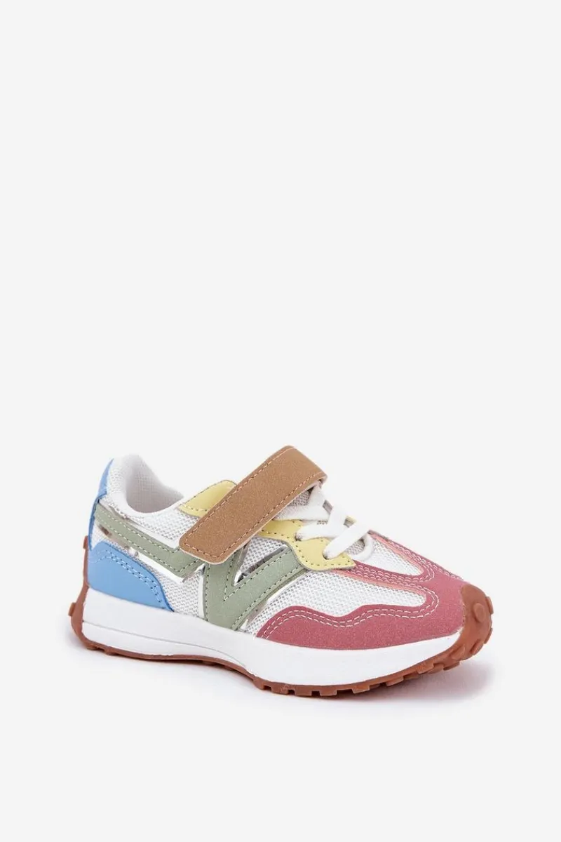 Chłopięce|Dziewczęce>Boto Sneakersy Dziecięce Na Rzep Multikolor Tezzu Wielokolorowy