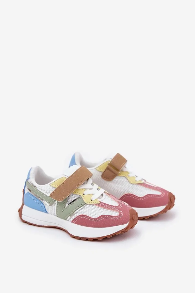 Chłopięce|Dziewczęce>Boto Sneakersy Dziecięce Na Rzep Multikolor Tezzu Wielokolorowy