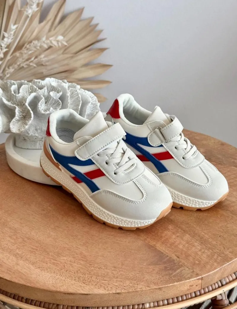 Chłopięce|Dziewczęce>Boto Sneakersy Dziecięce Na Rzep Beżowe Savilia