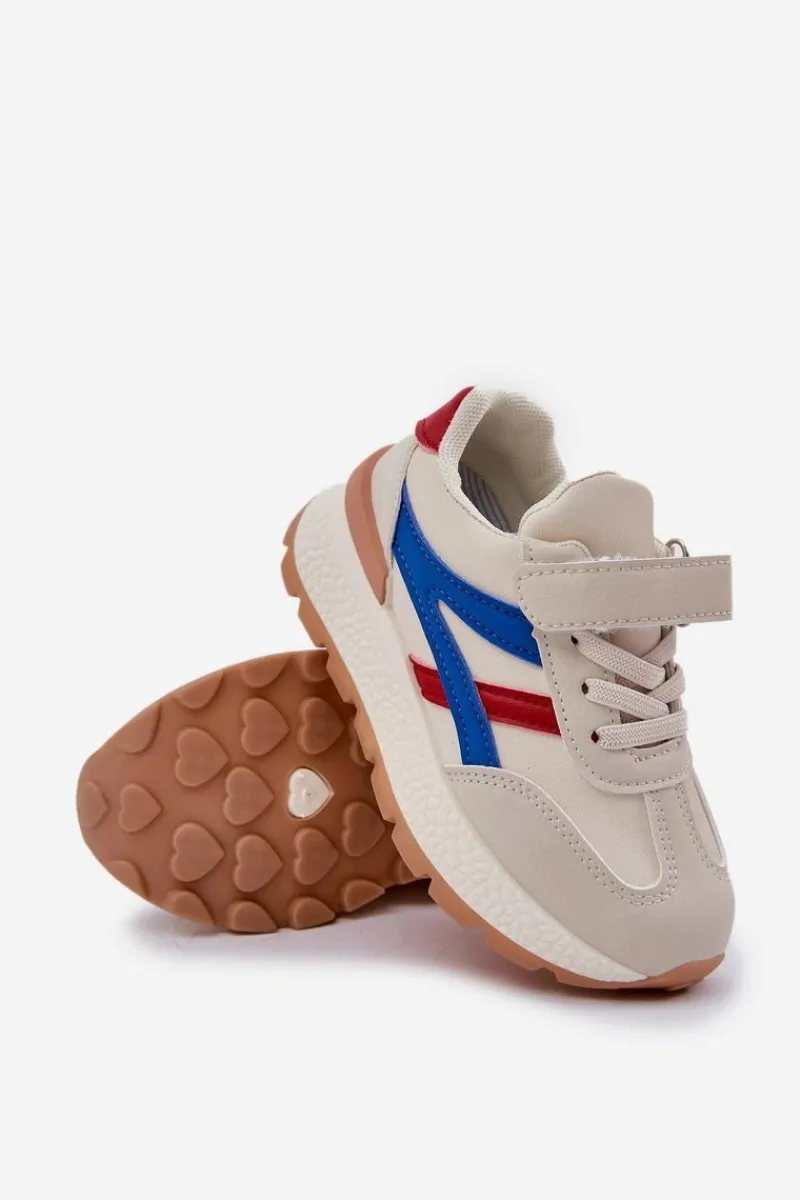 Chłopięce|Dziewczęce>Boto Sneakersy Dziecięce Na Rzep Beżowe Savilia