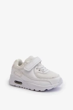 Hot Boto Sneakersy Dziecięce Na Rzep Białe Krissandra