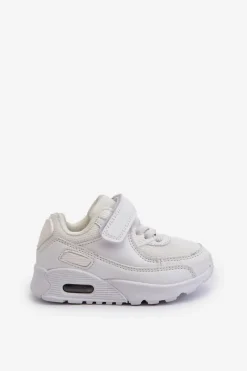 Hot Boto Sneakersy Dziecięce Na Rzep Białe Krissandra