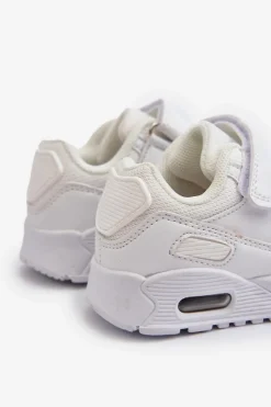 Hot Boto Sneakersy Dziecięce Na Rzep Białe Krissandra