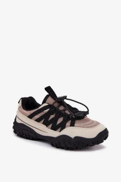 New Sneakersy Dziecięce Ze Ściągaczem Beżowe Nanelita Dzieci Chłopięce|Dziewczęce