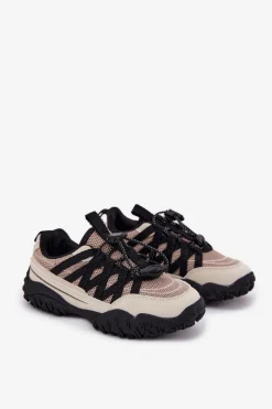 New Sneakersy Dziecięce Ze Ściągaczem Beżowe Nanelita Dzieci Chłopięce|Dziewczęce