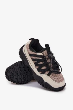 New Sneakersy Dziecięce Ze Ściągaczem Beżowe Nanelita Dzieci Chłopięce|Dziewczęce
