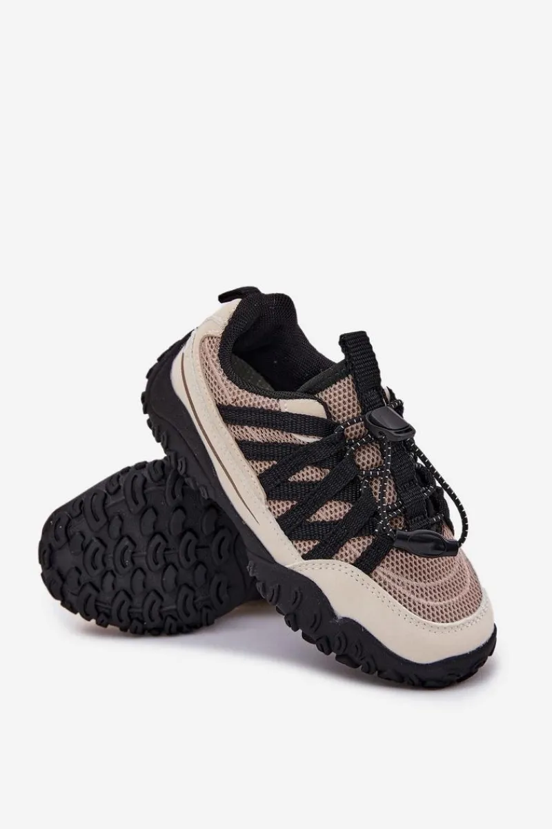 New Sneakersy Dziecięce Ze Ściągaczem Beżowe Nanelita Dzieci Chłopięce|Dziewczęce