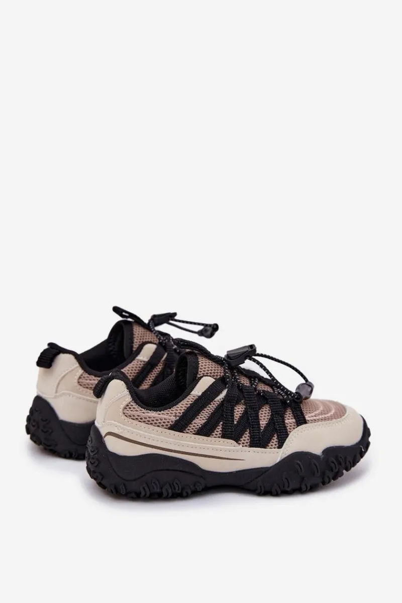 New Sneakersy Dziecięce Ze Ściągaczem Beżowe Nanelita Dzieci Chłopięce|Dziewczęce