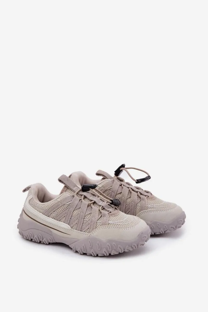 Chłopięce|Dziewczęce>Boto Sneakersy Dziecięce Ze Ściągaczem Jasnobeżowe Nanelita Beżowy