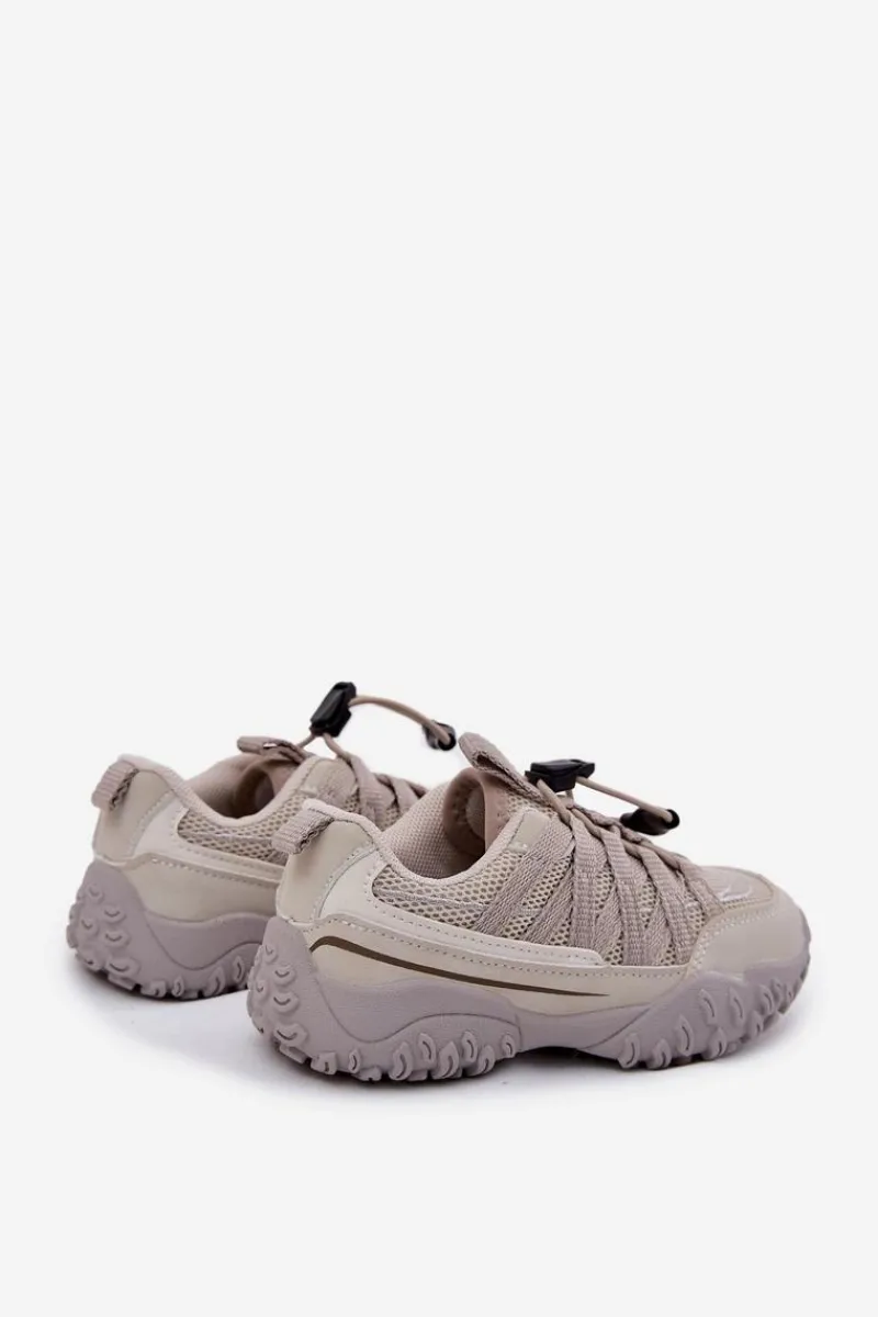 Chłopięce|Dziewczęce>Boto Sneakersy Dziecięce Ze Ściągaczem Jasnobeżowe Nanelita Beżowy
