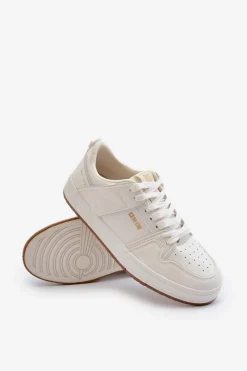 Online Big Star Shoes Sneakersy Męskie Big Star NN174093 Białe Biały