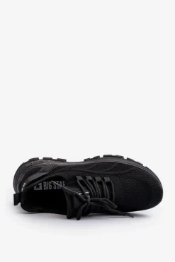 Sale Big Star Shoes Sneakersy Męskie HI-POLY SYSTEM Big Star NN174467 Czarne Czarny