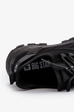 Sale Big Star Shoes Sneakersy Męskie HI-POLY SYSTEM Big Star NN174467 Czarne Czarny