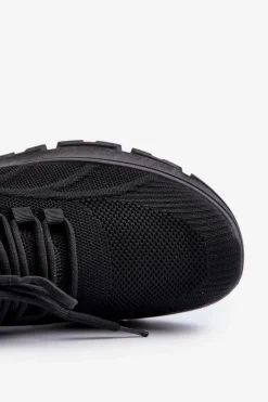 Sale Big Star Shoes Sneakersy Męskie HI-POLY SYSTEM Big Star NN174467 Czarne Czarny