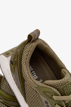 New Big Star Shoes Sneakersy Męskie Na Platformie Big Star RR174360 Hi-Poly System Khaki