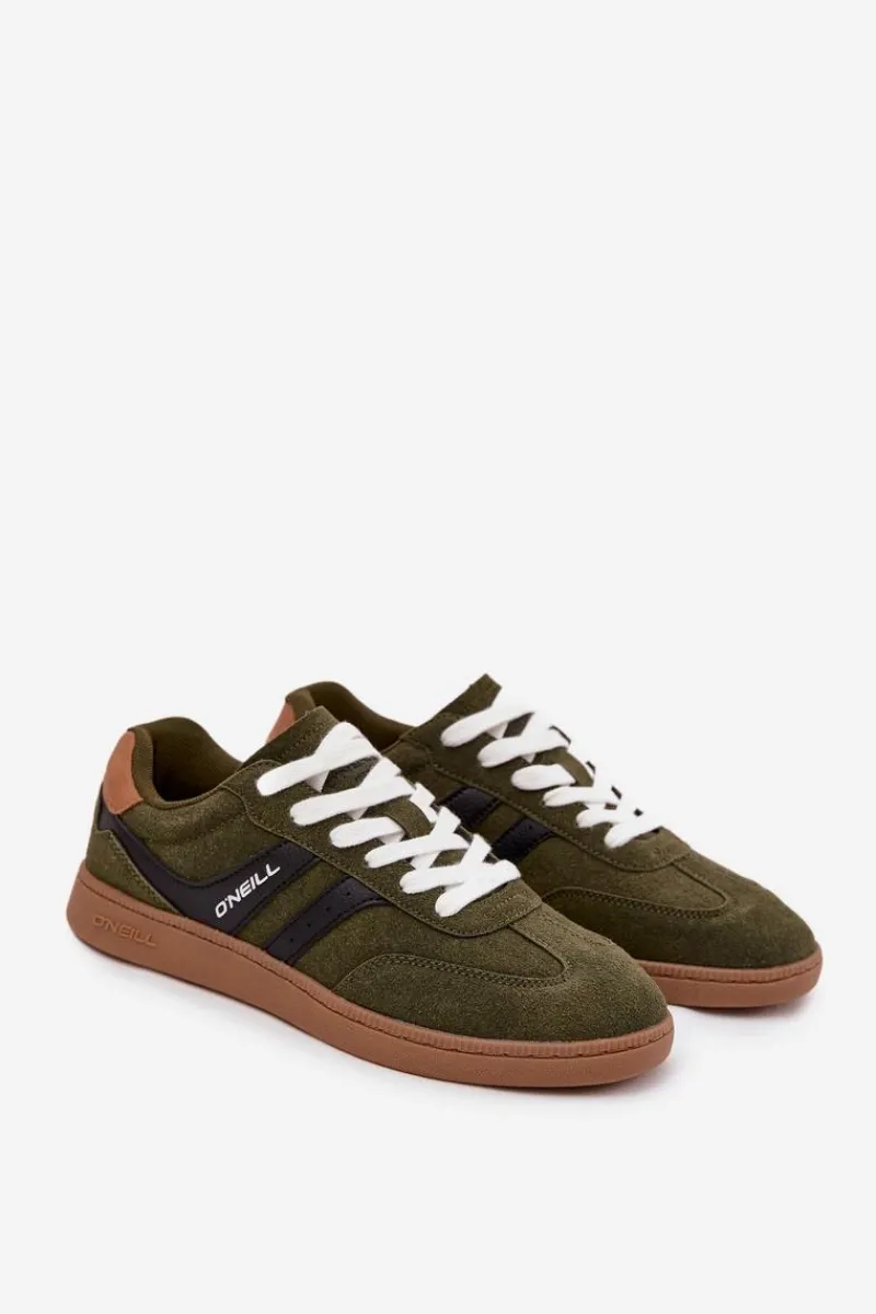 New O'Neill Sneakersy Męskie O`NEILL BAYVILLE MEN LOW 90253041 Ciemnozielone