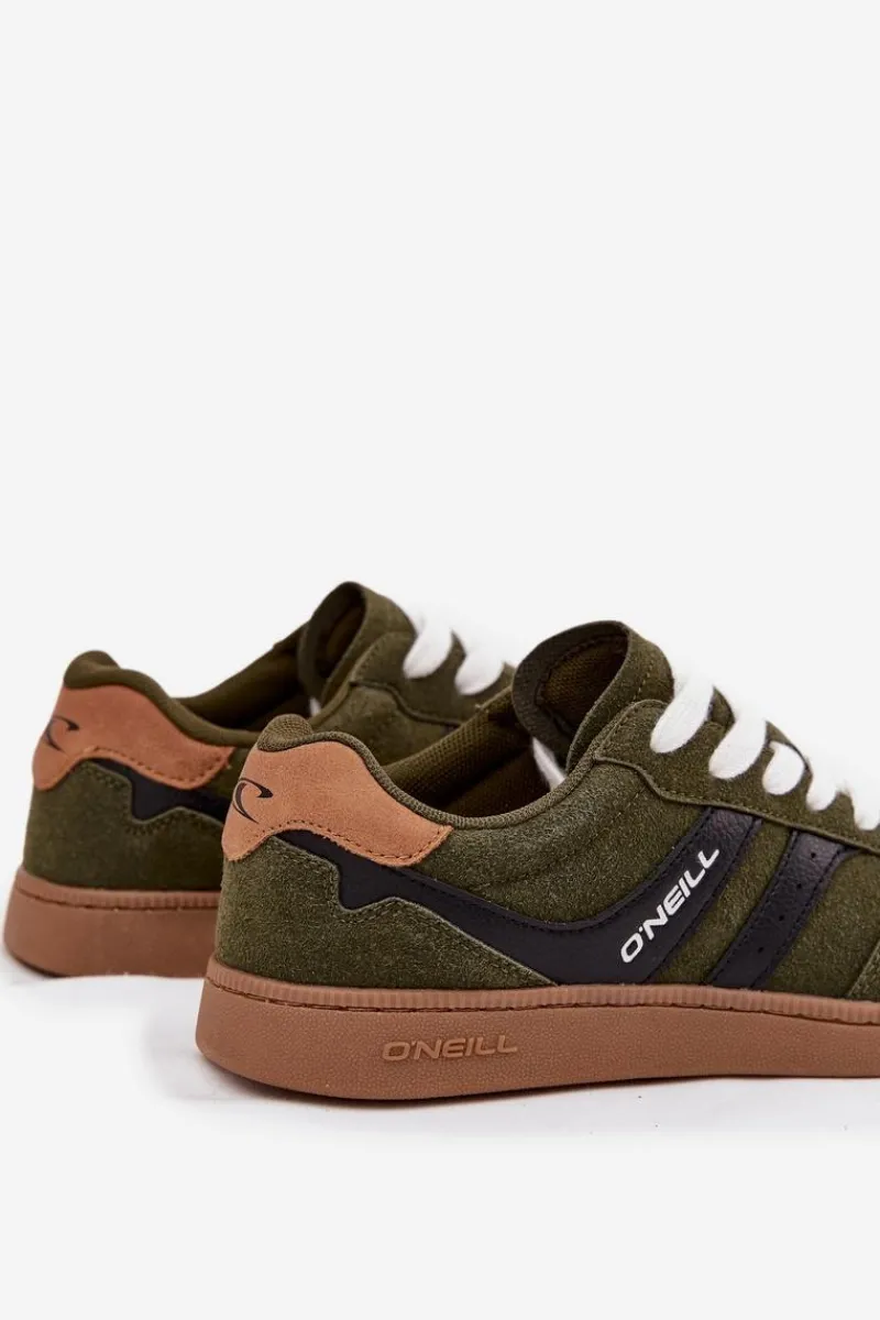 New O'Neill Sneakersy Męskie O`NEILL BAYVILLE MEN LOW 90253041 Ciemnozielone