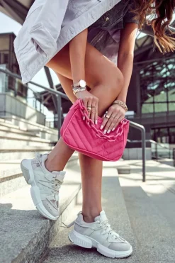 Online Boto Sneakersy Sportowe Buty Damskie Beżowe Someday Brązowy