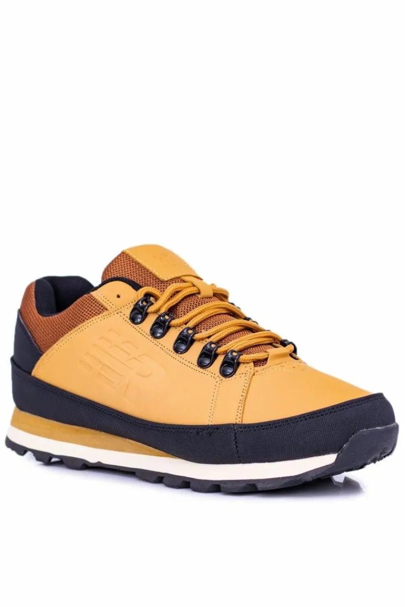 Outlet Boto Solidne Męskie Buty Trekkingowe Camel Newlans