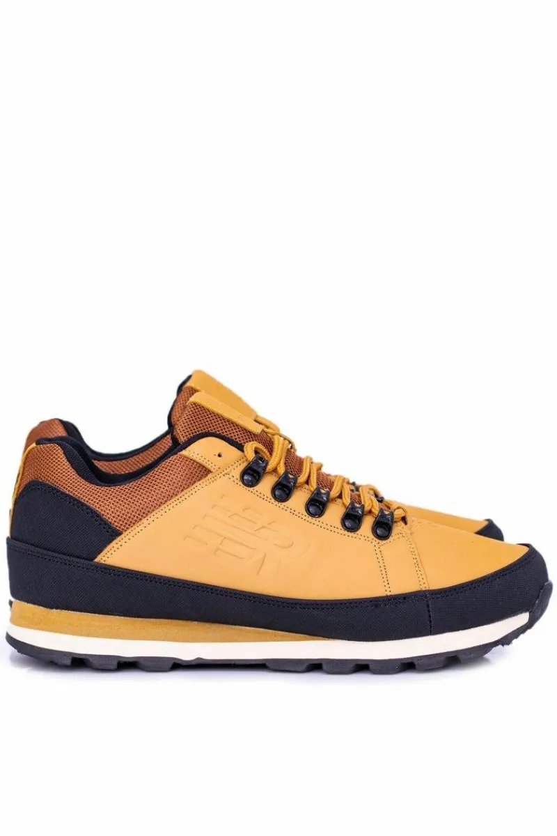 Outlet Boto Solidne Męskie Buty Trekkingowe Camel Newlans